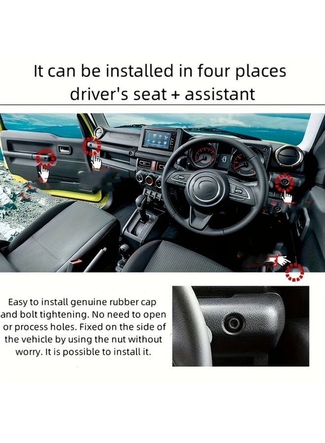 Red Car Air Vent Cup Holder Mount For Suzuki Jimny 2019 2024 JB64 JB74 - Image 4